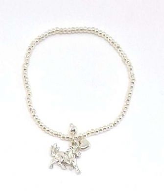 Horse charm bracelet