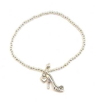 Stiletto charm bracelet