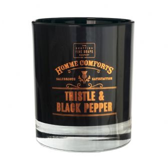 Thistle & Black Pepper Homme Comforts candle 