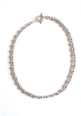 Jacks and ball necklace