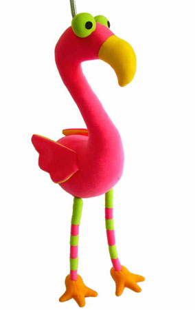 Baby Flamingo springy mobile