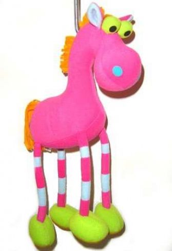 Pink Horse springy mobile